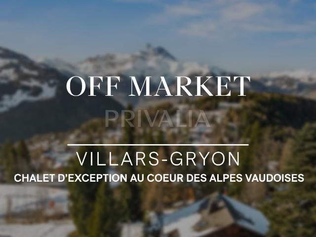 Außergewöhnliches Ski in/Ski Out Chalet am Tor zu Villars
