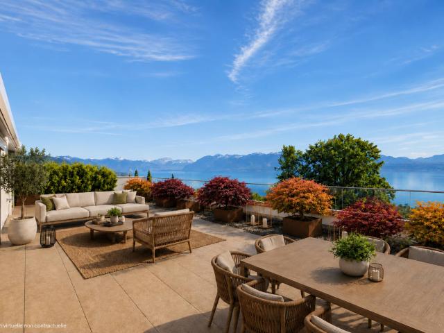 Außergewöhnliches Penthouse mit herrlichem Blick auf den See