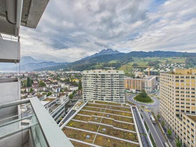 Aussichtsreich und urban Wohnen im Pilatus Tower in 6010 Kriens