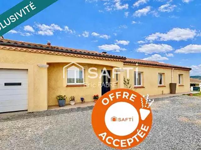 Aussillon 81200 Achat / Vente maison 5 pièces t5 terrasse