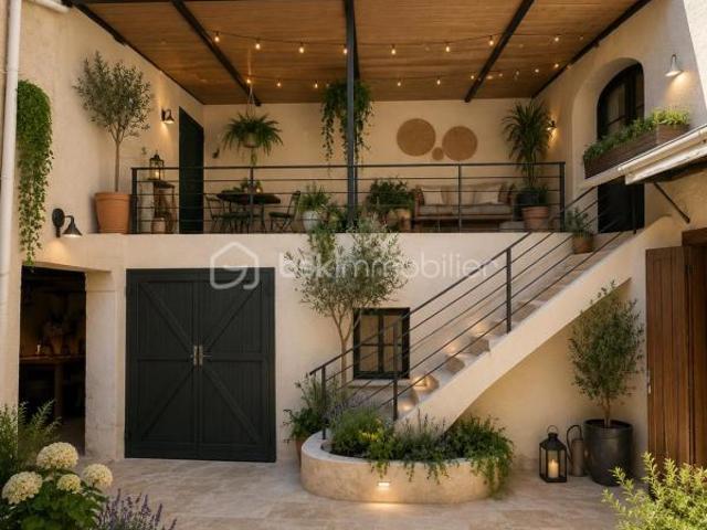 AUTHENTIQUE MAISON DE VILLAGE AVEC TERRASSE, JARDIN ET GARAGE