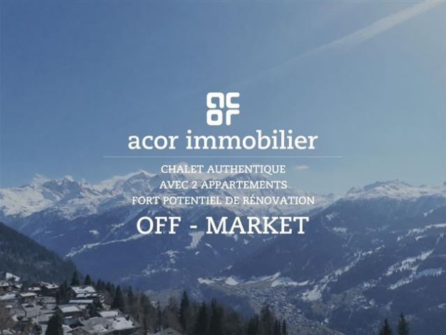 Authentisches Chalet mit 2 Wohnungen – großes Renovierungspotenzial