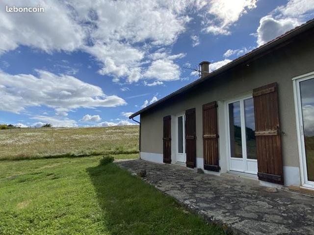 Autrac maison plain pied grand terrain