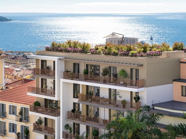 Aux portes de Monaco Résidence neuve – 3P Appartements avec Vues Mer