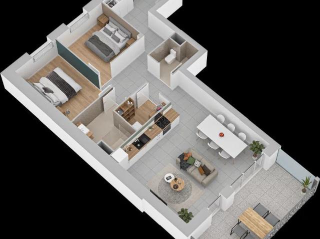 AVANNE AVENEY Appartement T3 avec TERRASSE