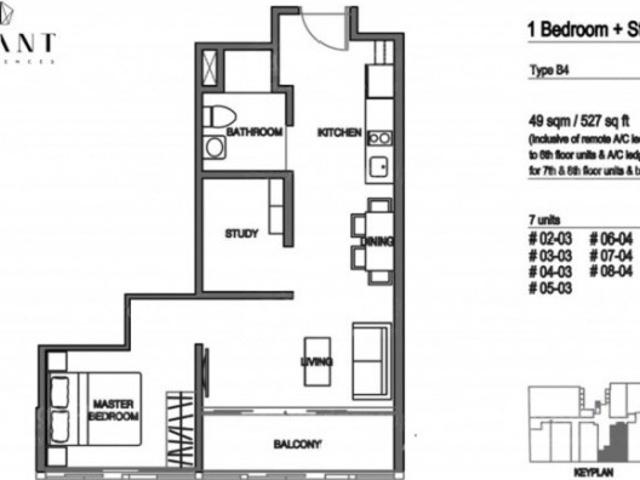 Avant Residences Apartment For Sale, $825,000, 2 Bed 1 Bath 527 sqft $1,565.00 psf