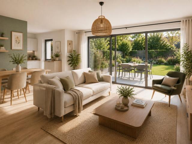AVEC TERRASSE ET GRAND JARDIN PRIVATIF – SAINT CYR SUR LOIRE 3 pièces, 68 m²