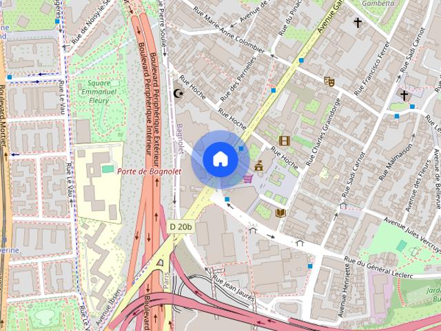 Avenue Gambetta, Bagnolet