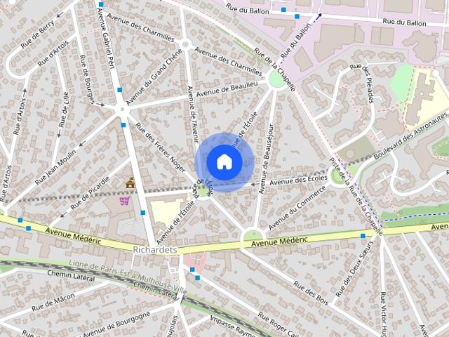 Avenue de l'Étoile, Noisy le Grand