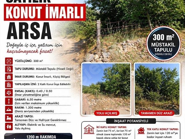 AY EMLAK'TAN ÇAMLIYAYLA FAKILARDA SATILIK 300M2 KONUT İMARLI ARSA