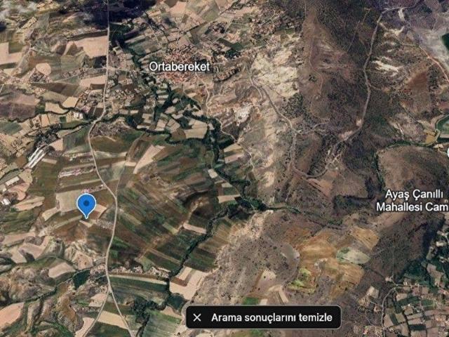 AYAŞ ÇANILLI ULUYOL MAHALLESİNDE TEK TAPU SATILIK TARLA 3000 M2