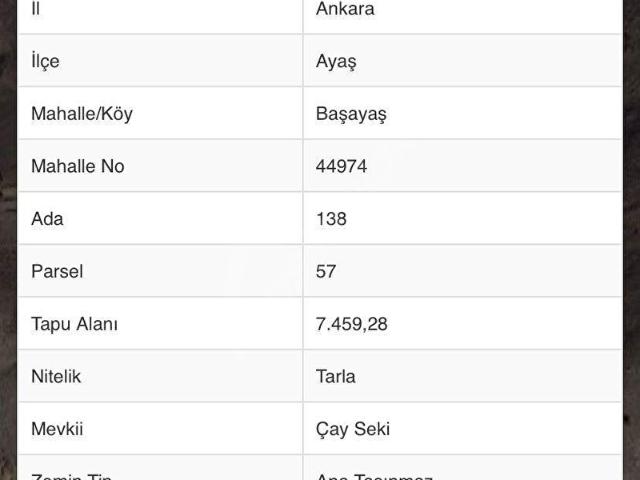 AYAŞ BAŞAYAŞ MAHALLESİNDE KELEPİR ARSA
