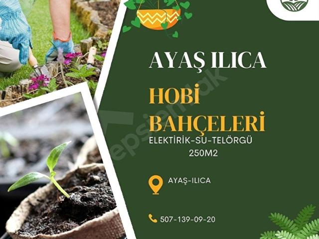 AYAŞ ILICADA 250M2 ELEKTİRİK SU TEL ÖRGÜLÜ BÖLGENİN EN UYGUNU