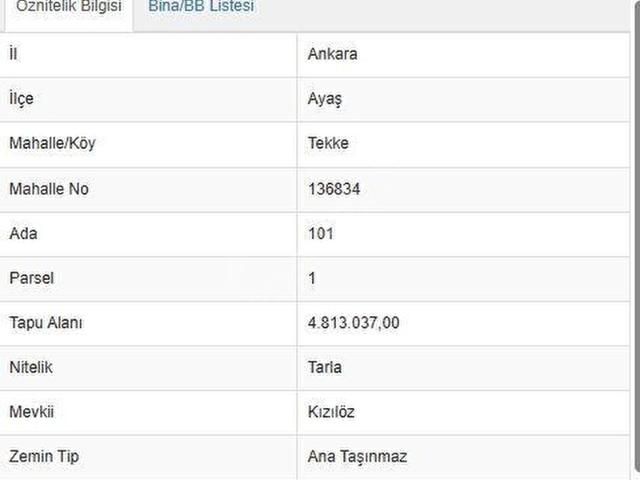 AYAŞ TEKKE DE SATILIK HİSSELİ TARLA