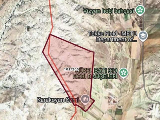 Ayaş Tekke'de Satılık Yatırımlık 7.000m2 Tarla