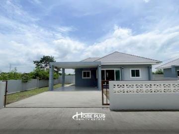 บ้านเดี่ยวชั้นเดียว บ้านสวนอัจฉรา อำเภอแปลงยาว ฉะเชิงเทรา บ้านใหม่ในโครงการ