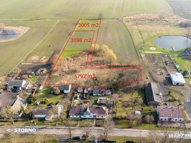 Działka 3098 m2 z zabudową zagrodową i mediami