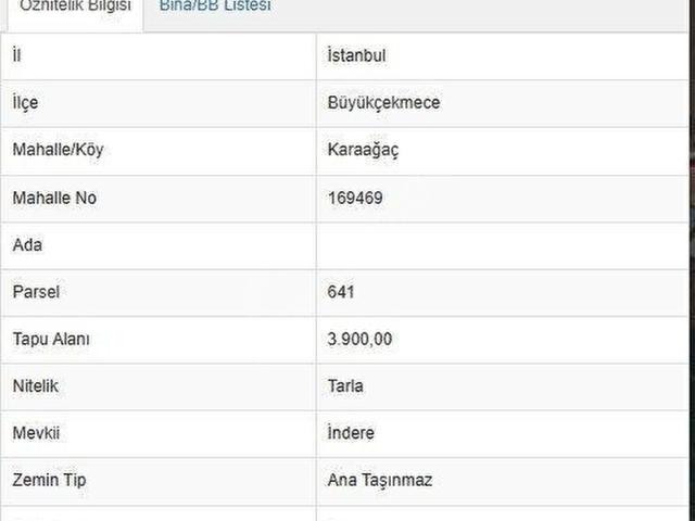 B. Çekmece Karaağaç'ta Fırsat Villa Arsaları 16000m2