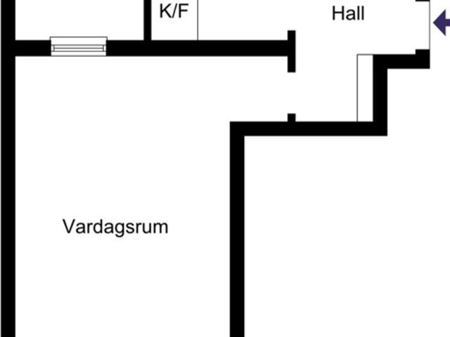 Bårdgränd 9, 3 tr
