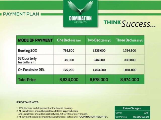 B 17 Domination heights luxury Apartments Islamabad B 17 ID 38104