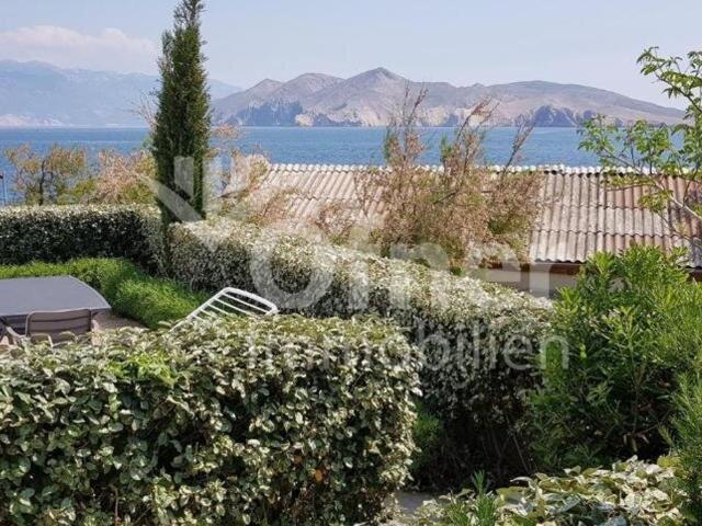 Baška Haus in erster Reihe zum Meer, 4 Apartments