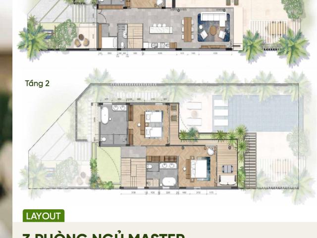 BÁN 3PN BEACHVIEW VILLA IXORA 2 HỒ BƠI RIÊNG GIÁ BÁN 27 TỶ