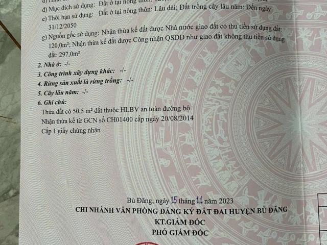 Bán 02 nền đất gần thác đứng – giá rẻ đầu tư