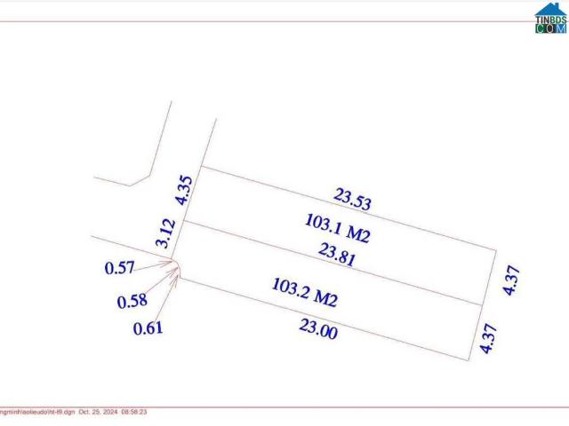 Bán 103M Full Thổ Cư TT Quang Minh, Nhỉnh 3 Tỷ, Ô Tô, Giá Chính Chủ