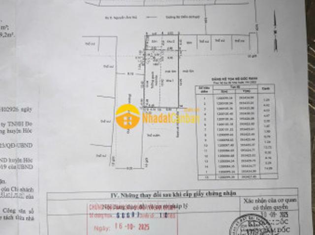 Bán 2 căn đôi mặt tiền nguyễn thị hai 203m², trung tâm hóc môn