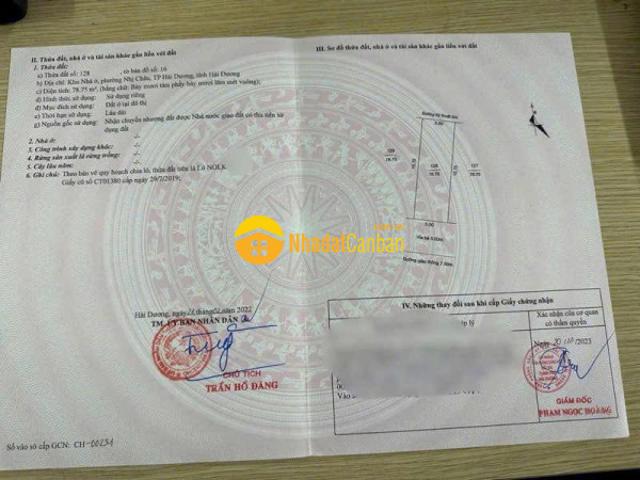 Bán 2 lô đất liên nhau mặt phố phạm minh nghĩa, kdc trần hưng đạo, tp hd, 157.5m2, giá tốt