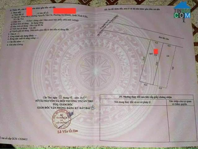 Bán 4 nền liền kề hẻm 388 P. An Khánh, Q Ninh Kiều