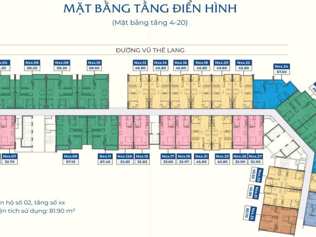 Bán Căn Hộ 1PN View Trực Diện Hồ Văn Lang Nexus Tower Việt Trì Giá Chỉ 1.29 Tỷ. LH 0768 194