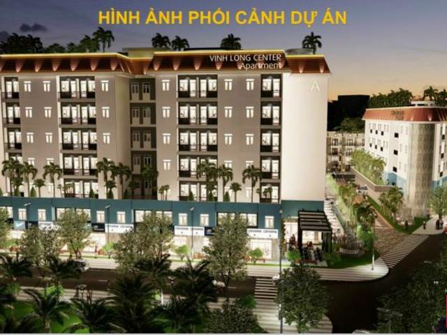 Bán căn hộ cao cấp 180tr tại p4 thành phố vĩnh long lh 0377288