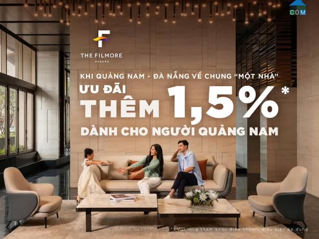 Bán căn hộ Filmore ngay phố đi bộ bạch đằng, đã bàn giao, chỉ cần thanh toán 1,8 tỷ, 0% lãi suất