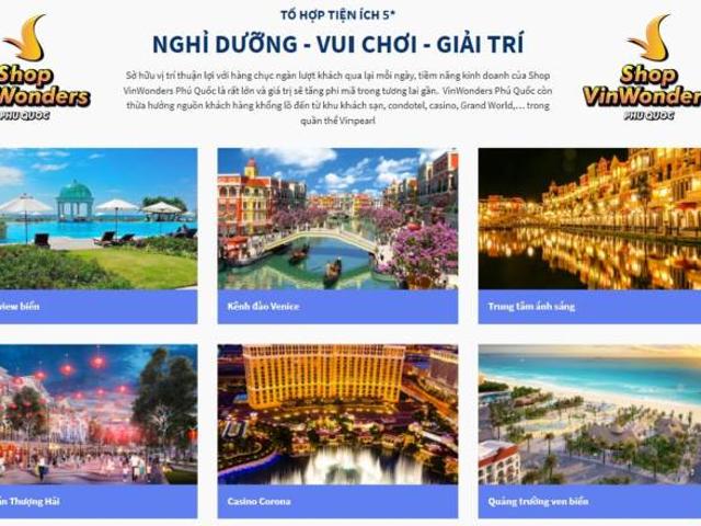 Bán căn hộ khách sạn Vinholidays trong quần thể Grand World Phú Quốc