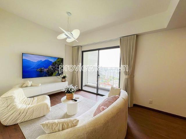 Bán căn hộ Masteri Thảo Điền tháp T4 với 2 phòng ngủ nội thất đầy đủ view sông trực diện