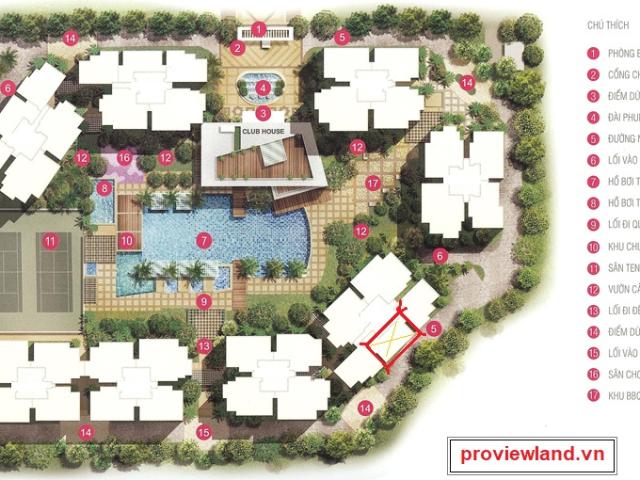 Bán căn hộ The Estella 98m2 tầng cao 2 phòng ngủ đầy đủ nội thất tiện ích sang trọng