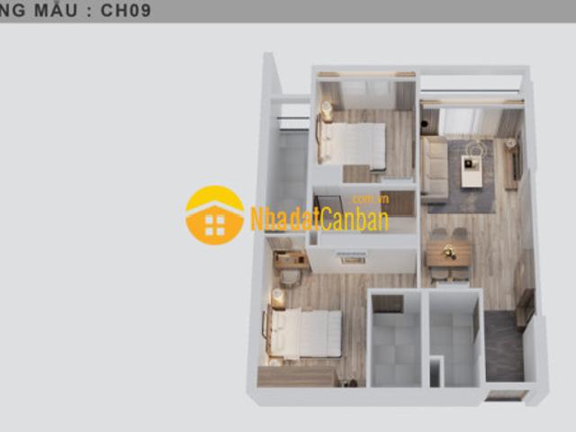 Bán căn 2 ngủ 75m2, chỉ cần mở cửa là ra tới bể bơi muối khoáng view trọn thành phố