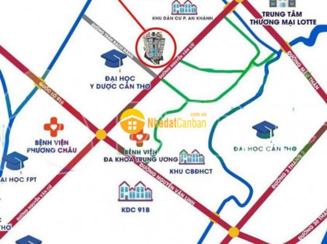 Bán chung cư tháp đôi cao cấp sang trọng bậc nhất cần thơ