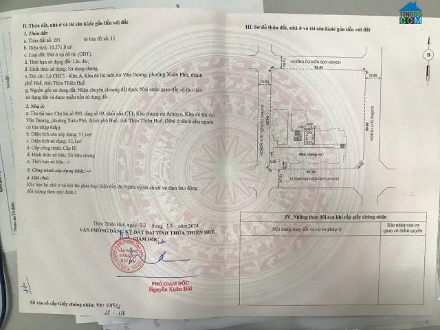 Bán chung cư ARANYA CT1 khu A Tầng 9, 850tr, Phường Xuân Phú, Tp Huế