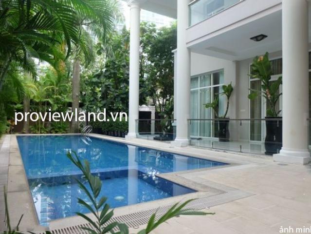 Bán biệt thự Thảo Điền 1 trệt 2 lầu có tổng diện tích 1600m2 sân vườn thoáng mát