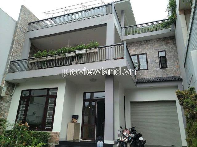 Bán biệt thự Thảo Điền, 295m2, ngang 10m, 3 tầng, 5PN, sân vườn, thang máy