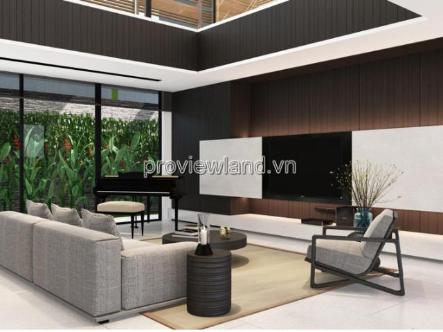 Bán biệt thự Thảo Điền Nguyễn Văn Hưởng 450m2 5 phòng ngủ 1 hầm 1 trệt 2 lầu