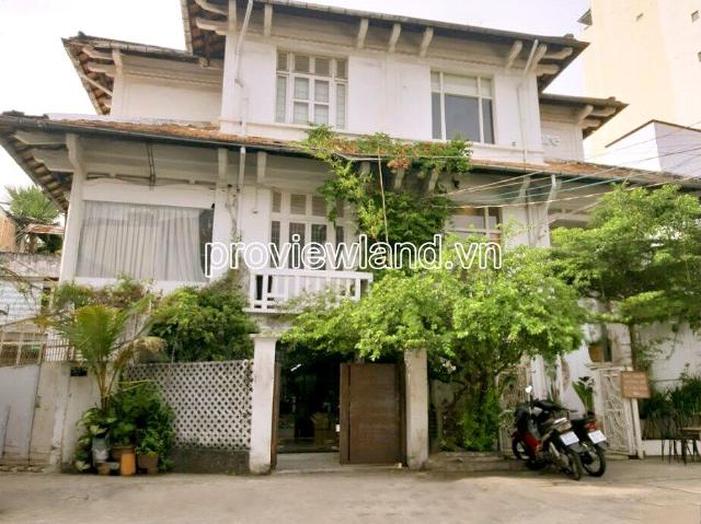 Bán Biệt thự cổ mặt tiền Tú Xương Quận 3 1 trệt 2 lầu diện tích đất 220m2