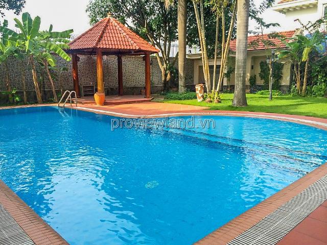Bán biệt thự Fideco Thảo Điền, diện tích 974m2, có sân vườn hồ bơi, sổ hồng
