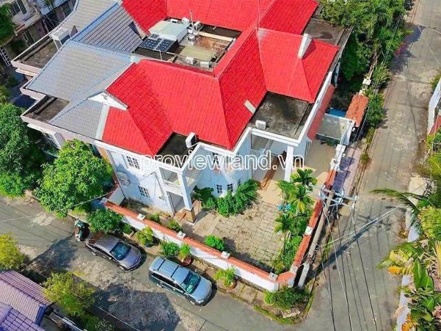 Bán biệt thự góc 2 mặt tiền Trần Não, 232m², sân vườn đẹp, 2 tầng, giá 54 tỷ