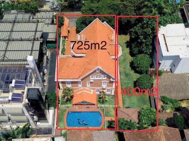 Bán Biệt Thự mặt tiền ngay Trần Ngọc Diện, Thảo Điền, Quận 2, Công nhận: 725m giá 115 TỶ