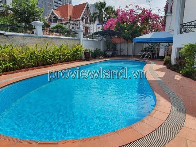 Bán biệt thự Nguyễn Ư Dĩ, Thảo Điền, Quận 2, 685m2, 3 tầng, hồ bơi + sân vườn