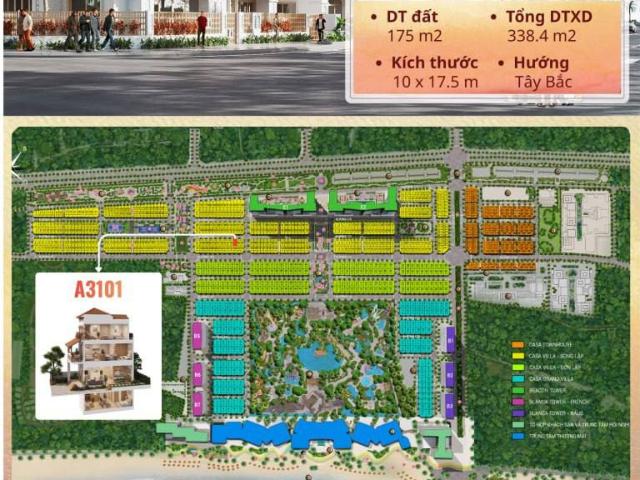 BÁN BLANCA CITY CĂN CASA SONG LẬP, GIÁ BÁN 27.7 TỶ