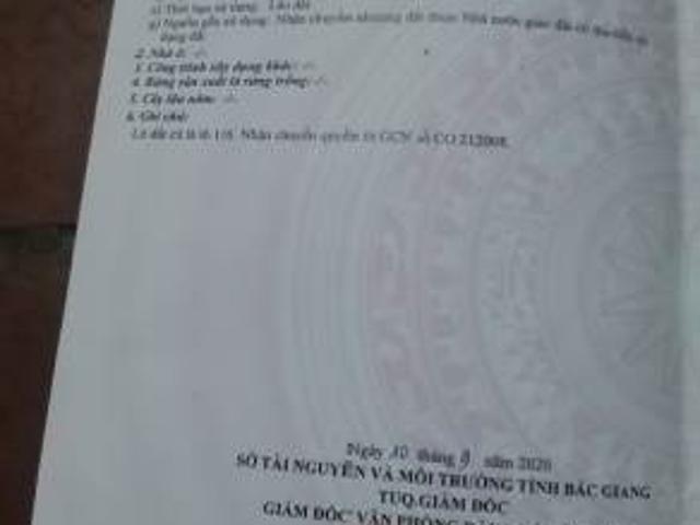 Bán gấp lô đất nằm trên mặt làn 2 đường Thân Nhân Trung, phường Mỹ Độ, TP Bắc Giang